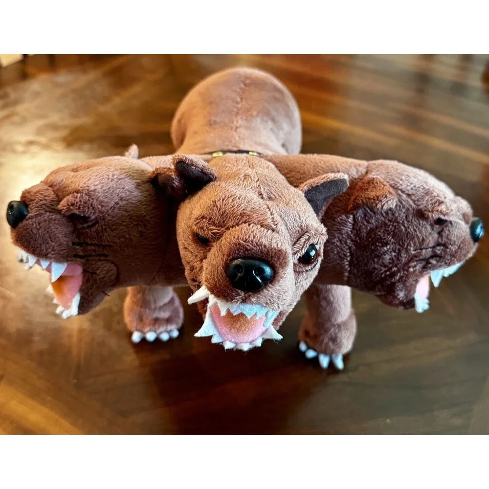 Harry Potter Fluffy the Three-Headed Dog Plush NWOT 2017